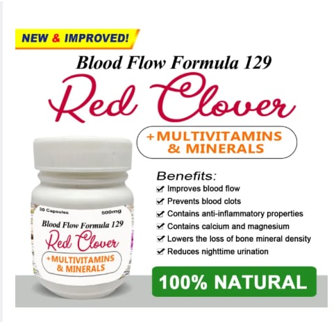 BLOOD FLOW FORMULA 129 RED CLOVER