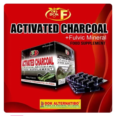 Dok F Activated Charcoal with Fulvic Minerals (10 capsules)