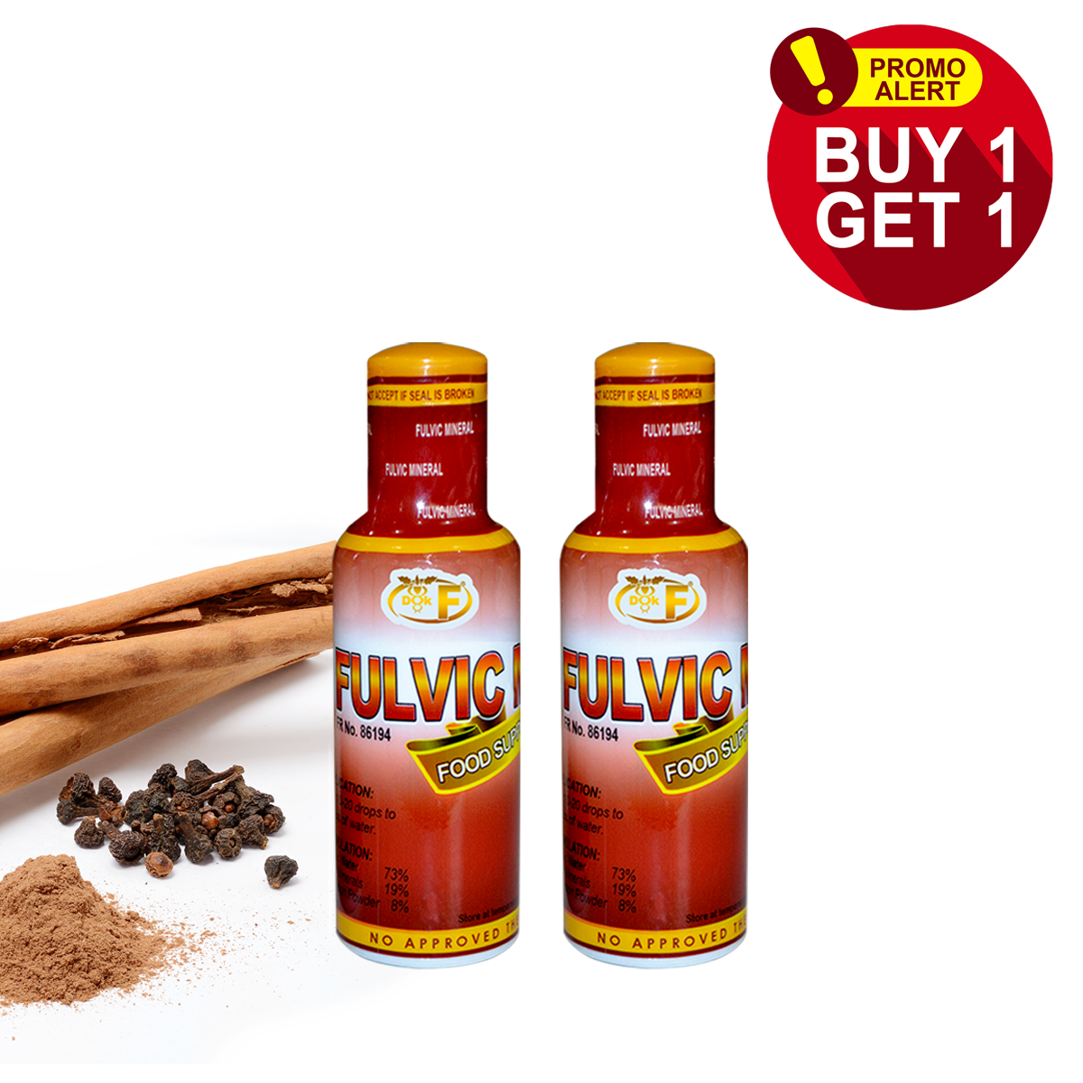 Dok F Fulvic Mineral (60ml)