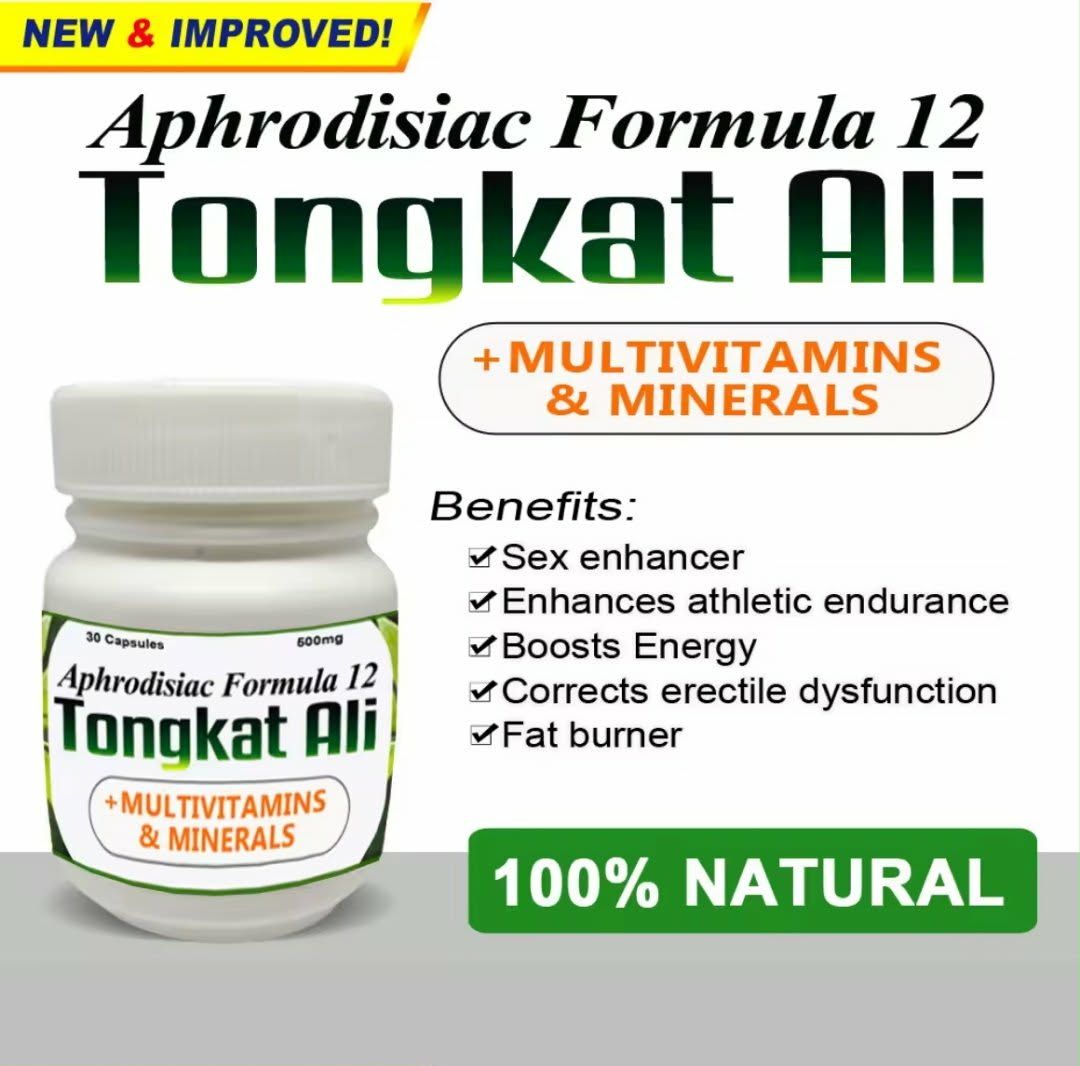 Formula 12 Tongkat Ali Capsules +Multivitamins