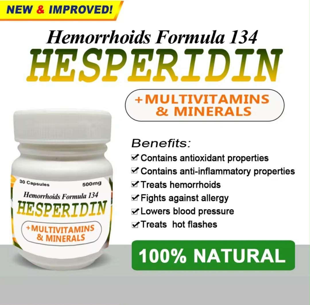HEMORRHOIDS FORMULA 134 HESPERIDIN CAPSULES