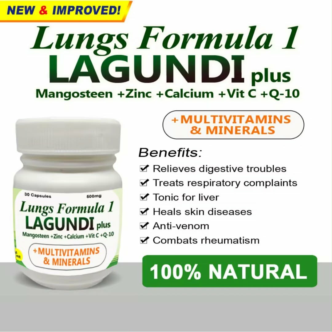 Lung Formula 1 Lagundi Capsules+ multivitamins & minerals