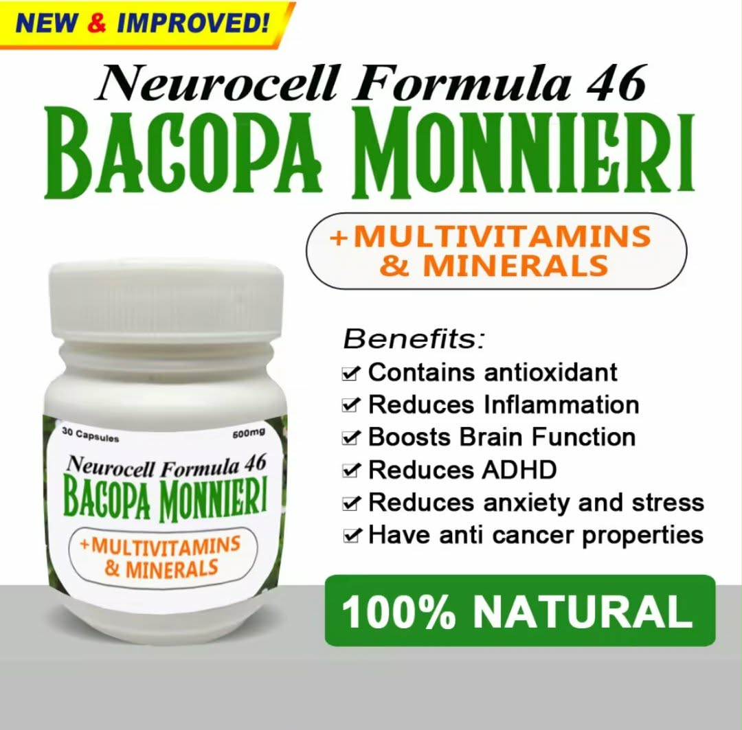 NEUROCELL FORMULA 46 BACOPA MONNIERI+ Multivitamins & Minerals